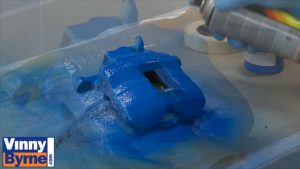 How To Spray Car Brake Calipers Vinny Byrne How To Spray Car Brake Calipers