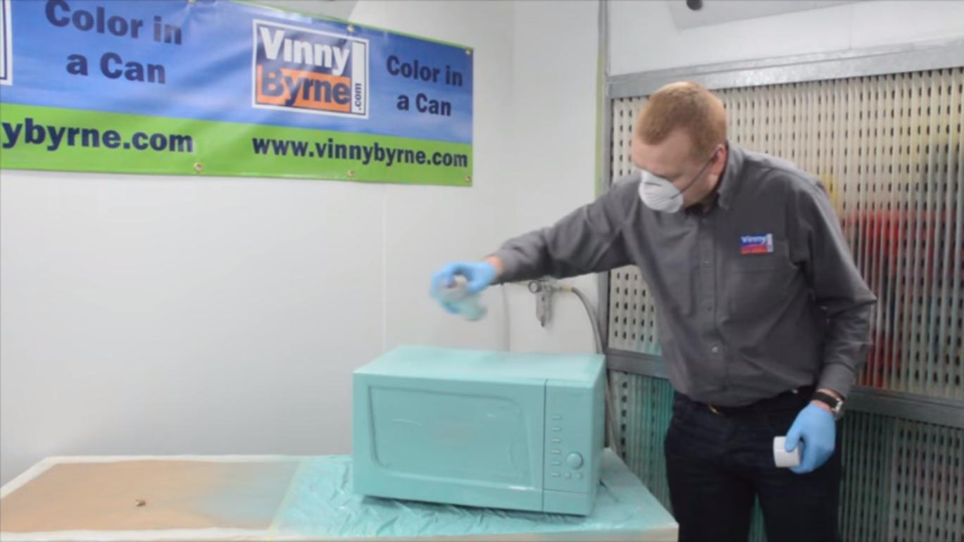 How To Paint a Microwave Vinny Byrne