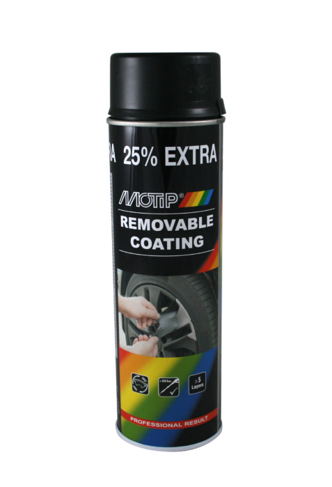 Motip® Vehicle Black Matt Peelable Rubber Coating 400ml