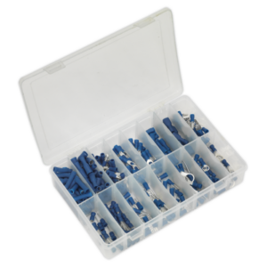 Crimp Terminal Assortment 280pc - Blue Vinny Byrne Crimp Terminal Assortment 280pc - Blue