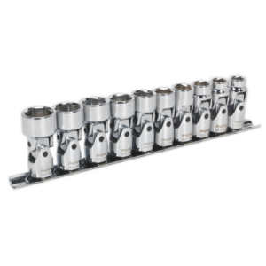 Premier Universal Joint Socket Set 3/8"Sq Drive 10pc Vinny Byrne Premier Universal Joint Socket Set 3/8"Sq Drive 10pc
