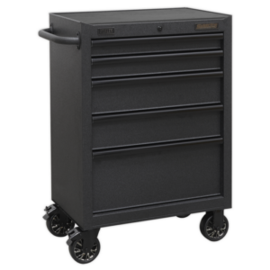 Superline PRO® Black Edition Rollcab with 5 Soft Close Drawers 680mm Vinny Byrne Superline PRO® Black Edition Rollcab with 5 Soft Close Drawers 680mm