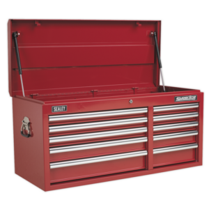 Superline PRO® Heavy-Duty Topchest 10 Drawer - Red Vinny Byrne Superline PRO® Heavy-Duty Topchest 10 Drawer - Red