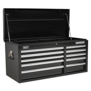 Superline PRO® Heavy-Duty Topchest 10 Drawer - Black Vinny Byrne Superline PRO® Heavy-Duty Topchest 10 Drawer - Black