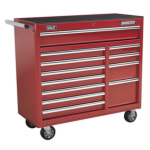 Superline PRO® Heavy-Duty Rollcab 12 Drawer - Red Vinny Byrne Superline PRO® Heavy-Duty Rollcab 12 Drawer - Red