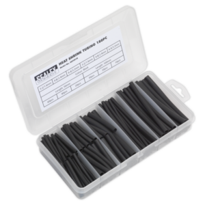 Heat Shrink Tubing Assortment 50 & 100mm 180pc - Black Vinny Byrne Heat Shrink Tubing Assortment 50 & 100mm 180pc - Black