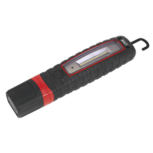 Rechargeable 360° Inspection Light 8W & 3W SMD LED - Black Vinny Byrne Rechargeable 360° Inspection Light 8W & 3W SMD LED - Black