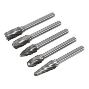 Tungsten Carbide Rotary Burr Set 5pc - Ripper/Coarse Vinny Byrne Tungsten Carbide Rotary Burr Set 5pc - Ripper/Coarse