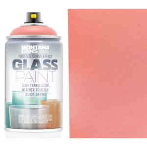 Montana Frosted Glass Coral Red Spray Paint - 250ml Vinny Byrne Montana Frosted Glass Coral Red Spray Paint - 250ml
