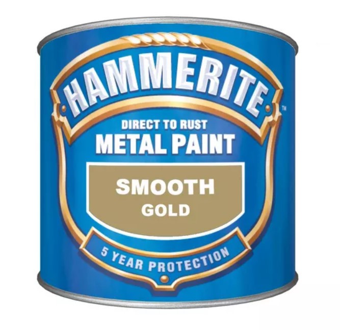 Hammerite Smooth Gold 250ml Vinny Byrne