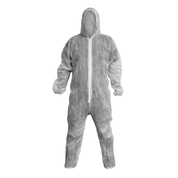 disposable coverall white