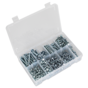 Zinc Plated Self-Drilling Screw Assortment Hex Head 410pc Vinny Byrne Zinc Plated Self-Drilling Screw Assortment Hex Head 410pc