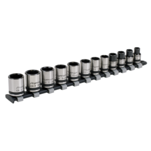Premier Black Lock-On™ Socket Set 3/8"Sq Drive 12pc Vinny Byrne Premier Black Lock-On™ Socket Set 3/8"Sq Drive 12pc