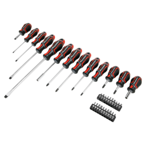 Premier GripMAX® Screwdriver & Bit Set 33pc Vinny Byrne Premier GripMAX® Screwdriver & Bit Set 33pc