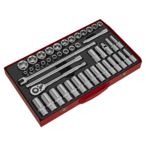 Premier Socket Set 1/2"Sq Drive 46pc Vinny Byrne Premier Socket Set 1/2"Sq Drive 46pc