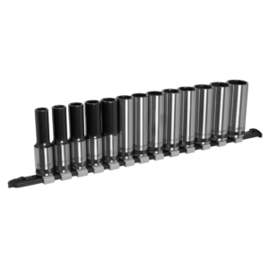 Premier Black Deep Socket Set 1/2"Sq Drive 13pc Vinny Byrne Premier Black Deep Socket Set 1/2"Sq Drive 13pc
