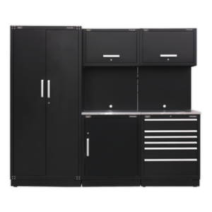 Premier™ Storage System with Stainless Worktop 2.48m Vinny Byrne Premier™ Storage System with Stainless Worktop 2.48m