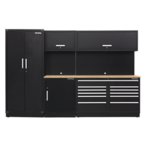 Premier™ Storage System with Hardwood Worktop 3.26m Vinny Byrne Premier™ Storage System with Hardwood Worktop 3.26m
