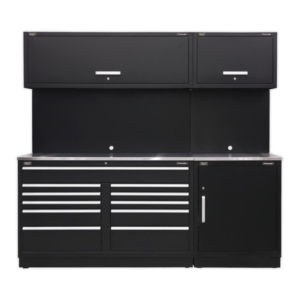 Premier™ Storage System with Stainless Worktop 2.33m Vinny Byrne Premier™ Storage System with Stainless Worktop 2.33m