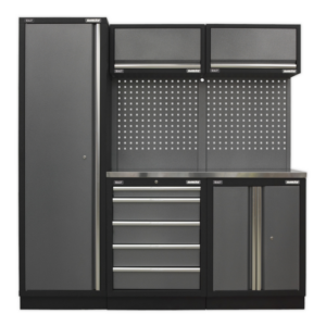 Superline PRO® Storage System with Stainless Worktop 1.96m Vinny Byrne Superline PRO® Storage System with Stainless Worktop 1.96m