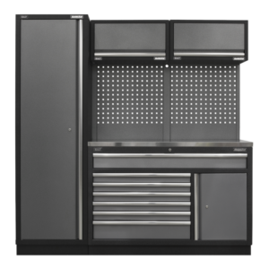 Superline PRO® Storage System with Stainless Steel Worktop 1.96m Vinny Byrne Superline PRO® Storage System with Stainless Steel Worktop 1.96m