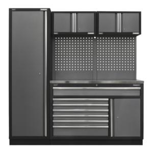 Superline PRO® Storage System with Stainless Steel Worktop 1.96m Vinny Byrne Superline PRO® Storage System with Stainless Steel Worktop 1.96m