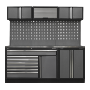 Superline PRO® Storage System with Stainless Steel Worktop 2.04m Vinny Byrne Superline PRO® Storage System with Stainless Steel Worktop 2.04m