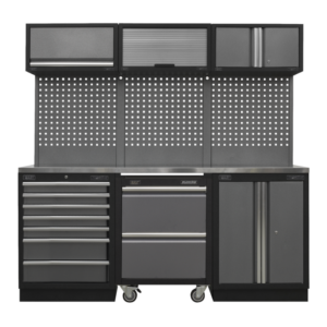 Superline PRO® Storage System with Stainless Steel Worktop 2.04m Vinny Byrne Superline PRO® Storage System with Stainless Steel Worktop 2.04m