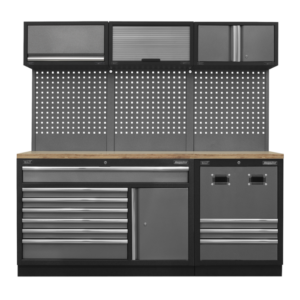 Superline PRO® Modular Storage System Combo with Pressed Wood Worktop Vinny Byrne Superline PRO® Modular Storage System Combo with Pressed Wood Worktop