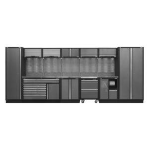 Superline PRO® Storage System with Stainless Worktop 4.92m Vinny Byrne Superline PRO® Storage System with Stainless Worktop 4.92m