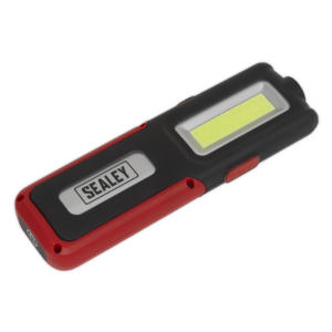 Rechargeable Inspection Light with Power Bank 5W COB & 3W SMD LED - Red Vinny Byrne Rechargeable Inspection Light with Power Bank 5W COB & 3W SMD LED - Red