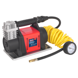 Heavy-Duty Tyre Inflator/Mini Air Compressor 12V Vinny Byrne Heavy-Duty Tyre Inflator/Mini Air Compressor 12V