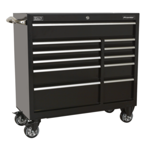 Premier™ Heavy-Duty Extra-Wide Rollcab 11 Drawer 1055mm - Black Vinny Byrne Premier™ Heavy-Duty Extra-Wide Rollcab 11 Drawer 1055mm - Black
