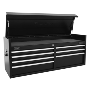 Premier™ Heavy-Duty Extra-Wide Topchest 7 Drawer 1415mm - Black Vinny Byrne Premier™ Heavy-Duty Extra-Wide Topchest 7 Drawer 1415mm - Black