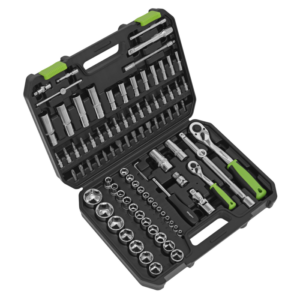 Siegen Socket Set 1/4" & 1/2"Sq Drive 94pc Vinny Byrne Siegen Socket Set 1/4" & 1/2"Sq Drive 94pc