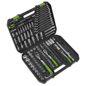 Siegen Socket Set 1/4", 3/8" & 1/2"Sq Drive 219pc Vinny Byrne Siegen Socket Set 1/4", 3/8" & 1/2"Sq Drive 219pc