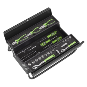 Siegen Cantilever Toolbox with Tool Kit 70pc Vinny Byrne Siegen Cantilever Toolbox with Tool Kit 70pc