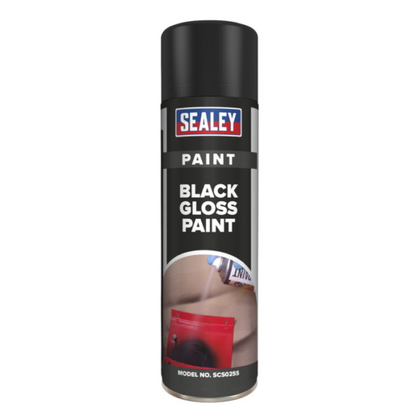 Black Gloss Paint 500ml Pack of 6 Vinny Byrne