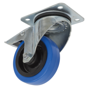 100mm Castor Wheel with Swivel Plate & Total Lock Vinny Byrne 100mm Castor Wheel with Swivel Plate & Total Lock