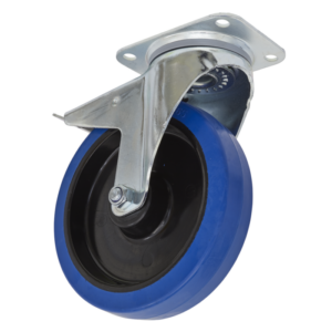 200mm Castor Wheel with Swivel Plate & Total Lock Vinny Byrne 200mm Castor Wheel with Swivel Plate & Total Lock