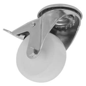 80mm Castor Wheel with Bolt Hole & Total Lock Vinny Byrne 80mm Castor Wheel with Bolt Hole & Total Lock