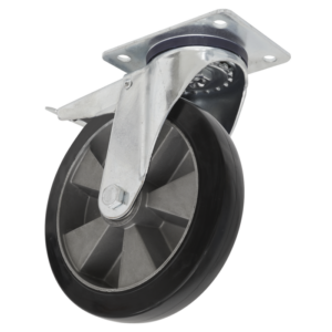 152mm Castor Wheel with Swivel Plate & Total Lock Vinny Byrne 152mm Castor Wheel with Swivel Plate & Total Lock
