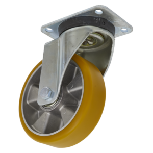 160mm Castor Wheel with Swivel Plate Vinny Byrne 160mm Castor Wheel with Swivel Plate