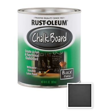 Rust-Oleum® Specialty Chalk Board Paint – Black – 887ML – Vinny Byrne