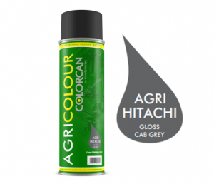 COLORCAN® HITACHI ZX CAB GREY 1K ACRYLIC SPRAY PAINT - 500ML