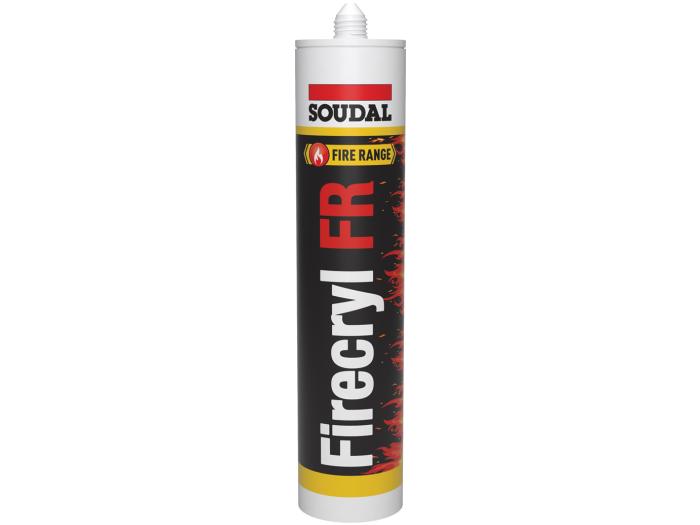 Soudal Firecryl Fire Rated Acrylic Sealant White - 310ml