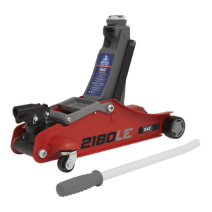 180° Handle Low Profile Short Chassis Trolley Jack 2 Tonne - Red Vinny Byrne 180° Handle Low Profile Short Chassis Trolley Jack 2 Tonne - Red
