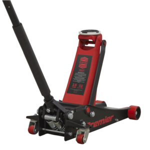 Premier Low Profile with Rocket Lift Trolley Jack 2.5 Tonne Vinny Byrne Premier Low Profile with Rocket Lift Trolley Jack 2.5 Tonne