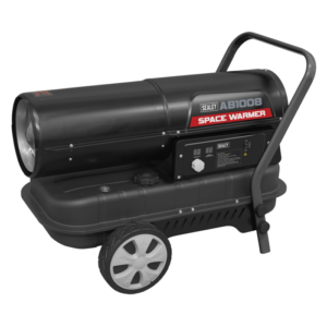 Space Warmer® Kerosene/Diesel Heater with Wheels 100,000Btu/hr Vinny Byrne Space Warmer® Kerosene/Diesel Heater with Wheels 100,000Btu/hr