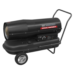 Space Warmer® Kerosene/Diesel Heater with Wheels 205,000Btu/hr Vinny Byrne Space Warmer® Kerosene/Diesel Heater with Wheels 205,000Btu/hr